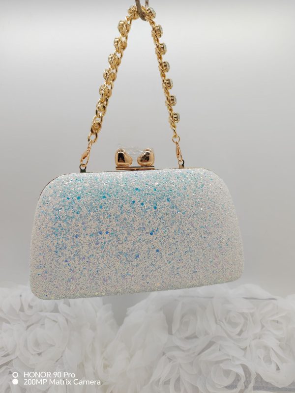 Sparkling Sequin Clutch - Mini Fashion Evening Bag, Chain Crossbody Bag with Luxurious Glitter for Parties and Events - Perfect for Festivals, Weddings, Balls, Dinners, Birthdays, or Valentine's Day Gifts - Image 7