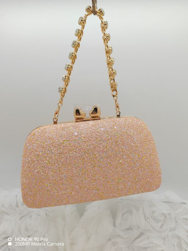 Sparkling Sequin Clutch - Mini Fashion Evening Bag, Chain Crossbody Bag with Luxurious Glitter for Parties and Events - Perfect for Festivals, Weddings, Balls, Dinners, Birthdays, or Valentine's Day Gifts - Image 10