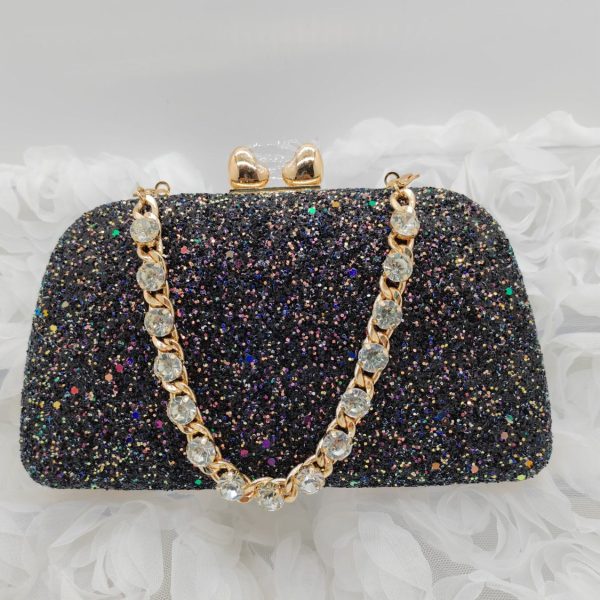 Sparkling Sequin Clutch - Mini Fashion Evening Bag, Chain Crossbody Bag with Luxurious Glitter for Parties and Events - Perfect for Festivals, Weddings, Balls, Dinners, Birthdays, or Valentine's Day Gifts - Image 6
