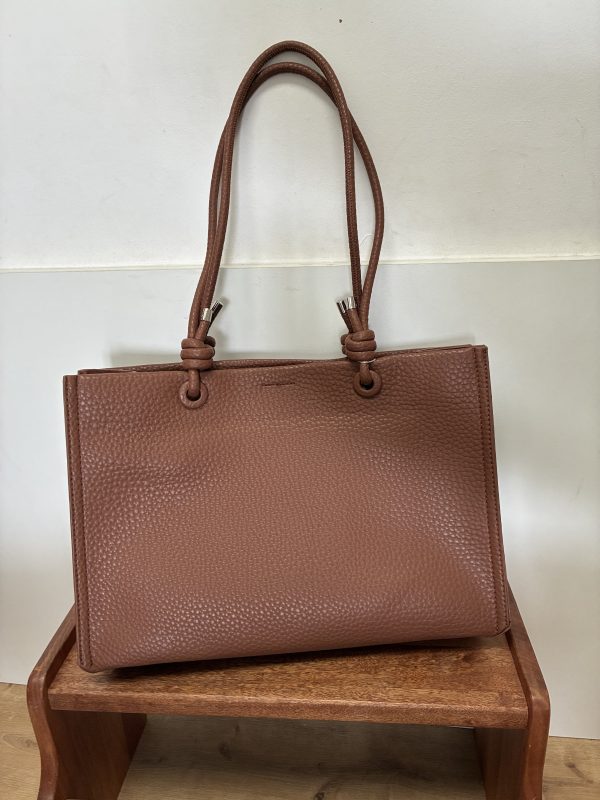 2025 New Women'S Casual Tote Bag - Stylish Brown with Golden-Tone Hardware, Detachable Shoulder Strap, and Zipper Closure, Perfect for Everyday Use, Versatile Carryall | Minimalist Design | Smooth Texture - Image 7